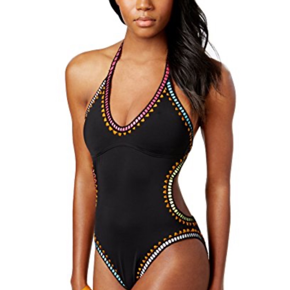 Bar III Be Weave It Monokini Swimsuit